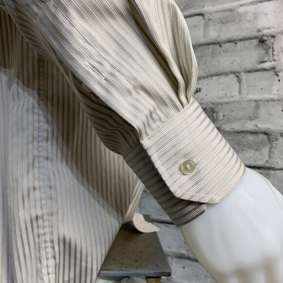 Eton Ganghester 1928 Contemporary Fit Striped Dress Shirt - Picture 4 of 11
